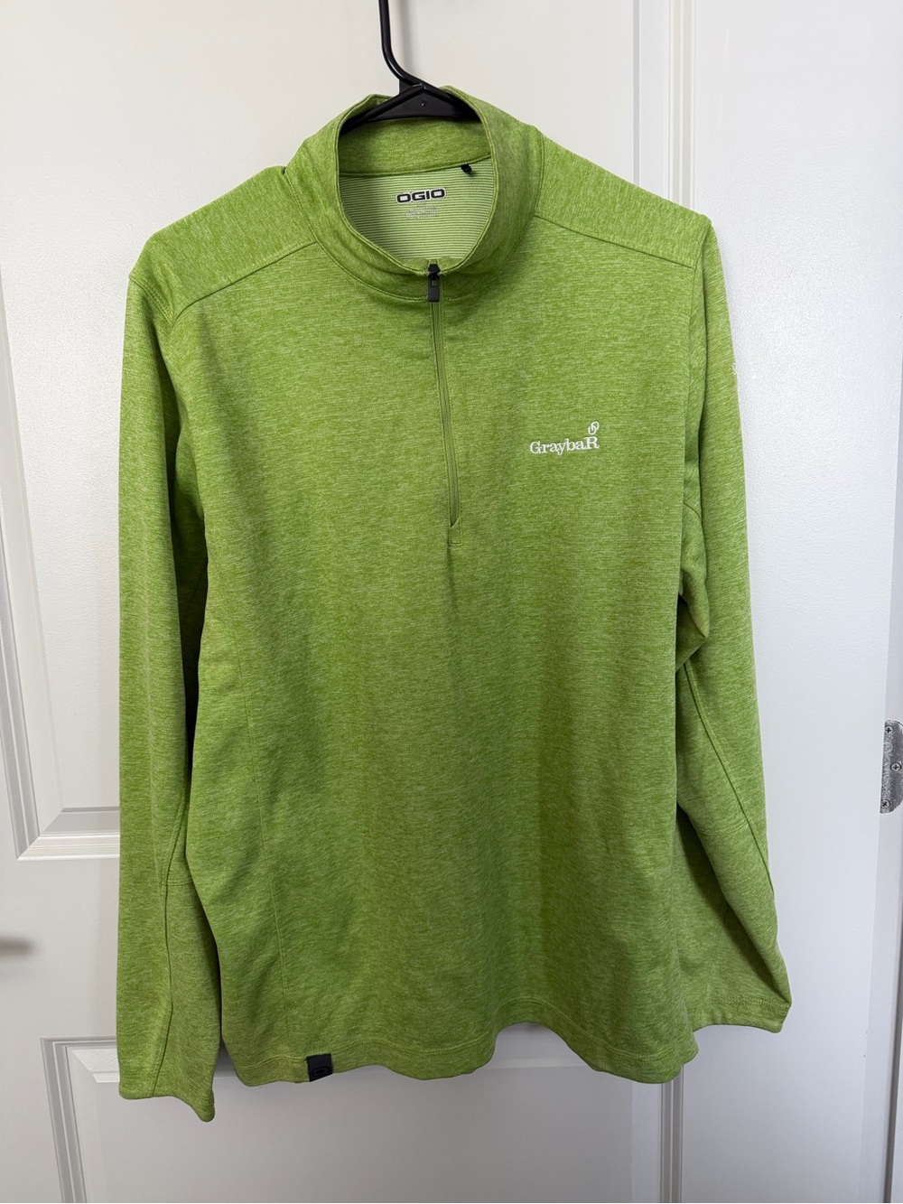 OGIO Lime Green Quarter-Zip Performance Pullover